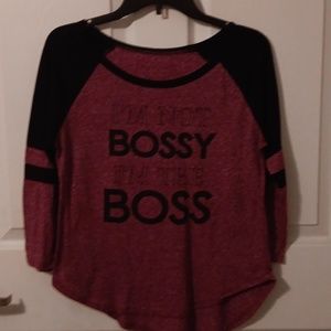 Jersey 3/4 length sleeves